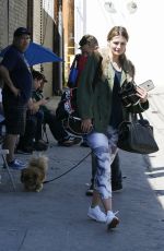 MISCHA BARTON at DWTS Studios in Hollywood 04/02/2016