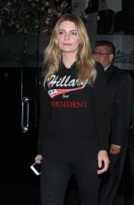 MISCHA BARTON at Mr. Chow in Beverly Hills 04/14/2016