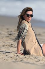 MISCHA BARTON in Bikini on the Set of a Photoshoot in Santa Monica 04/29/2016