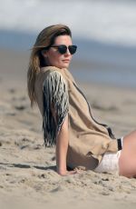 MISCHA BARTON in Bikini on the Set of a Photoshoot in Santa Monica 04/29/2016