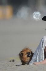 MISCHA BARTON in Bikini on the Set of a Photoshoot in Santa Monica 04/29/2016