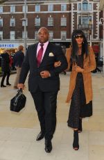 NAMO CAMPBELLE Arrives at Taschen Store in London 04/19/2016