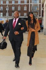 NAMO CAMPBELLE Arrives at Taschen Store in London 04/19/2016