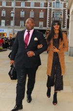 NAMO CAMPBELLE Arrives at Taschen Store in London 04/19/2016