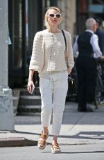 NAOMI WATTS Out and About in New York 04/18/2016