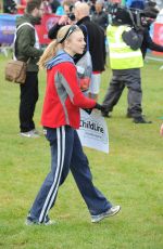 NATALIE DORMER at the London Marathon 04/24/2016