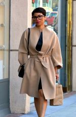NIA LONG Out and About in Beverly Hills 04/14/2016