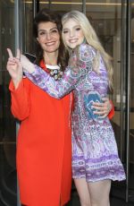 NIA VARDALOS and ELENA KAMPORIUS at SiriusXM Studios in New York 03/18/2016