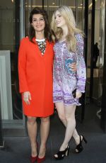 NIA VARDALOS and ELENA KAMPORIUS at SiriusXM Studios in New York 03/18/2016