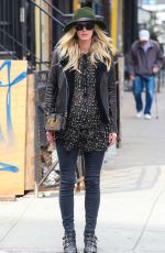 NICKY HILTON Out and About in New York 03/31/2016