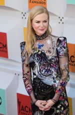 NICOLE KIDMAN at 51st Annual ACM Awards in Las Vegas 04/03/2016