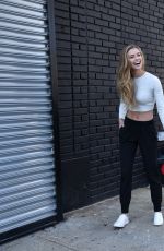 NINA AGDAL for New Era Campaign Photosoot in New York 04/13/2016