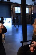 NINA AGDAL for New Era Campaign Photosoot in New York 04/13/2016