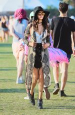 NINA DOBREV at 2016 Coachella Valley Music and Arts Festival in Indio 04/15/2016