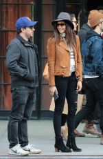 NINA DOBREV Leaves Her Hotel in New York 04/10/2016