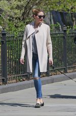 OLIVIA PALERMO Out and About in New York 04/18/2016