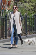 OLIVIA PALERMO Out and About in New York 04/18/2016