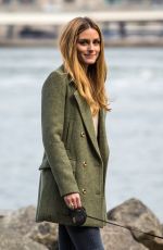 OLIVIA PALERMO Walks Her Dog at a Park in Brooklyn 04/25/2016