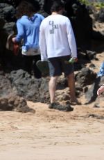 OLIVIA WILDE at a Beach in Maui 04/16/2016