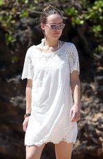 OLIVIA WILDE at a Beach in Maui 04/16/2016