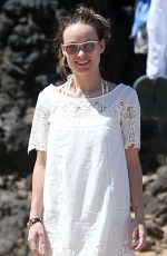 OLIVIA WILDE at a Beach in Maui 04/16/2016