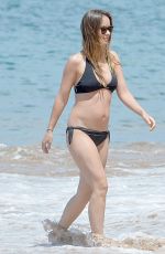 OLIVIA WILDE in Bikini at a Beach in Hawaii 04/22/2016