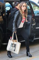 OLIVIA WILDE Out and About in New York 04/14/2016
