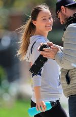 OLIVIA WILDE Out Jogging in New York 04/11/2016