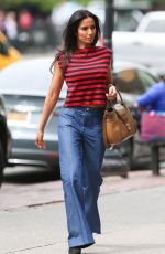 PADMA LAKSHMI Out in New York 04/25/2016