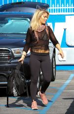 PAIGE VANZANT Leaves Dancing with the Stars Rehersal in Hollywood 04/14/2016