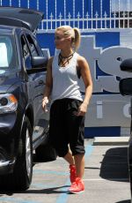 PAIGE VANZANT Leaves DWTS Studio in Hollywood  04/20/2016