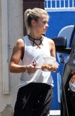 PAIGE VANZANT Leaves DWTS Studio in Hollywood  04/20/2016