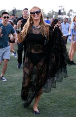 PARIS HILTON at Coachella Valley Music and Arts Festival in Indio 04/15/2016
