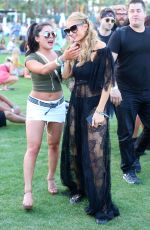 PARIS HILTON at Coachella Valley Music and Arts Festival in Indio 04/15/2016