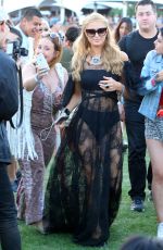 PARIS HILTON at Coachella Valley Music and Arts Festival in Indio 04/15/2016