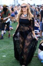 PARIS HILTON at Coachella Valley Music and Arts Festival in Indio 04/15/2016