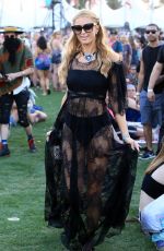 PARIS HILTON at Coachella Valley Music and Arts Festival in Indio 04/15/2016