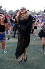 PARIS HILTON at Coachella Valley Music and Arts Festival in Indio 04/15/2016