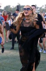 PARIS HILTON at Coachella Valley Music and Arts Festival in Indio 04/15/2016