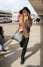 PARIS HILTON at Los Angeles International Airport 04/13/2016