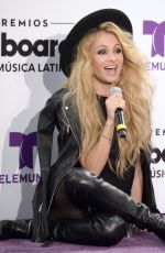 PAULINA RUBIO at Billboard Latin Music Awards in Miami 04/28/2016