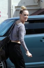 PETA MURGATROYD Arrives at DWTS Studio in Hollywood 04/22/2016