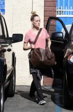PETA MURGATROYD Arrives at DWTS Studio in Hollywood 04/27/2016