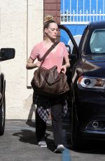 PETA MURGATROYD Arrives at DWTS Studio in Hollywood 04/27/2016