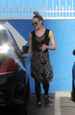 PETA MURGATROYD Leaves Dancing with the Stars Studio in Hollywood 04/24/2016