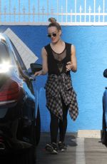 PETA MURGATROYD Leaves Dancing with the Stars Studio in Hollywood 04/24/2016