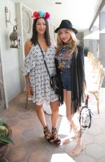 PEYTON LIST at Rebecca Minkoff and Smashbox Lunch in Palm Springs 04/16/2016