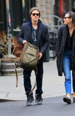 PHOEBE TONKIN and Paul Wesley Out in New York 03/25/2016