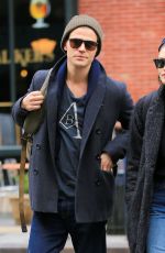PHOEBE TONKIN and Paul Wesley Out in New York 03/25/2016