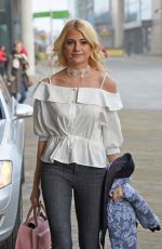 PIXIE LOTT Arroves at BBC Breakfast in London 04/13/2016